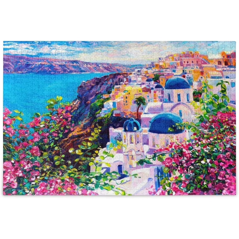 Seaside in Santorini Greece 550 Pieces