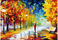 Autumn Stroll in the Rain 500 Pieces