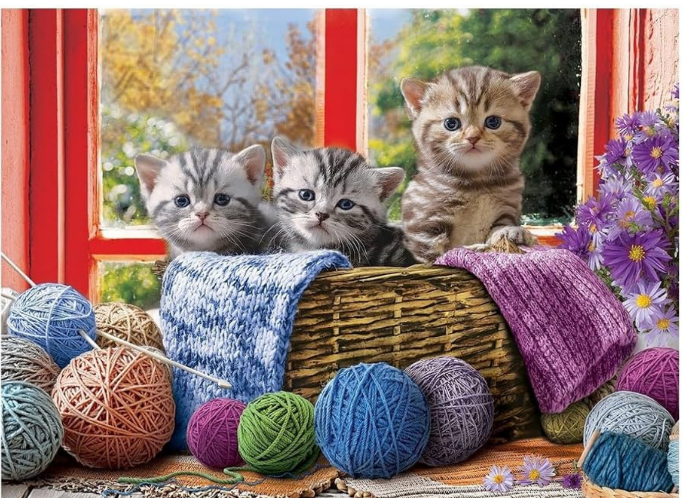 Knittin' Kittens 1000 Pieces