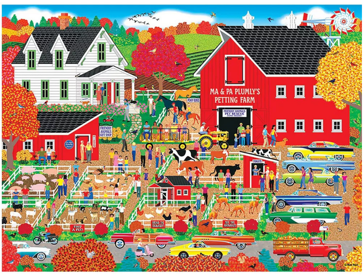 Plumly's Petting Zoo 1000 Pieces