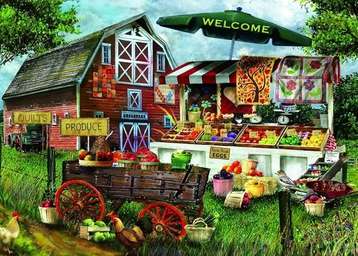Fresh Produce Stand 1000 Pieces