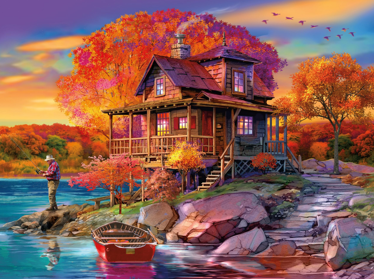 Autumn's Spectrum 500 Pieces