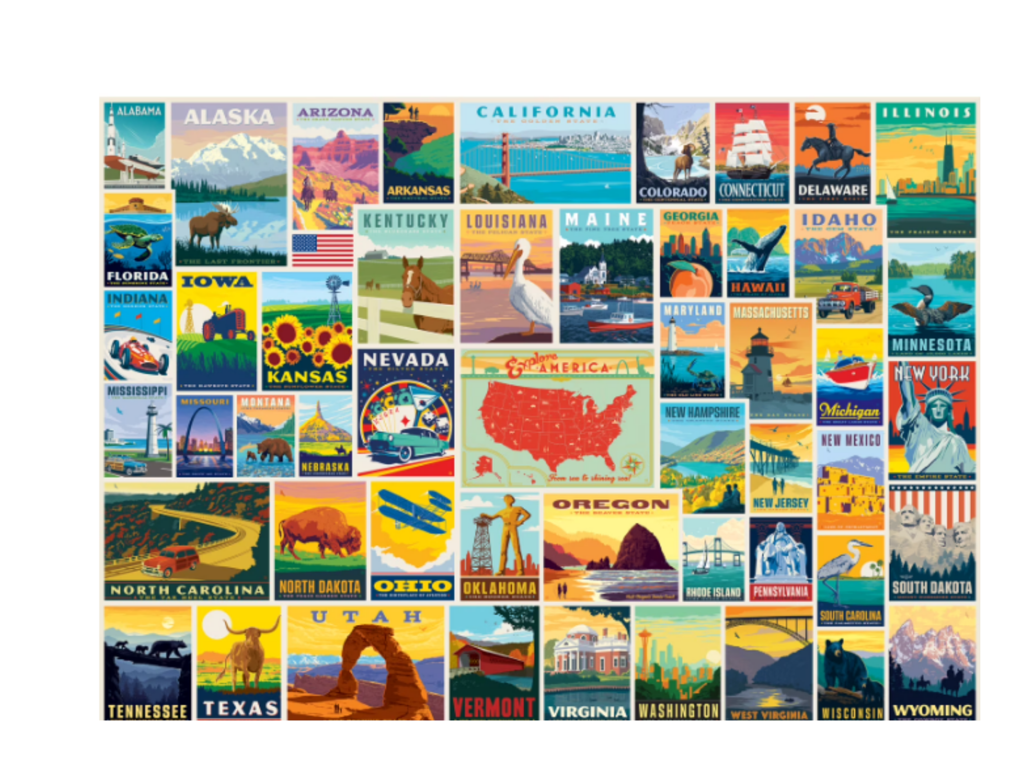State Pride 1000 Pieces