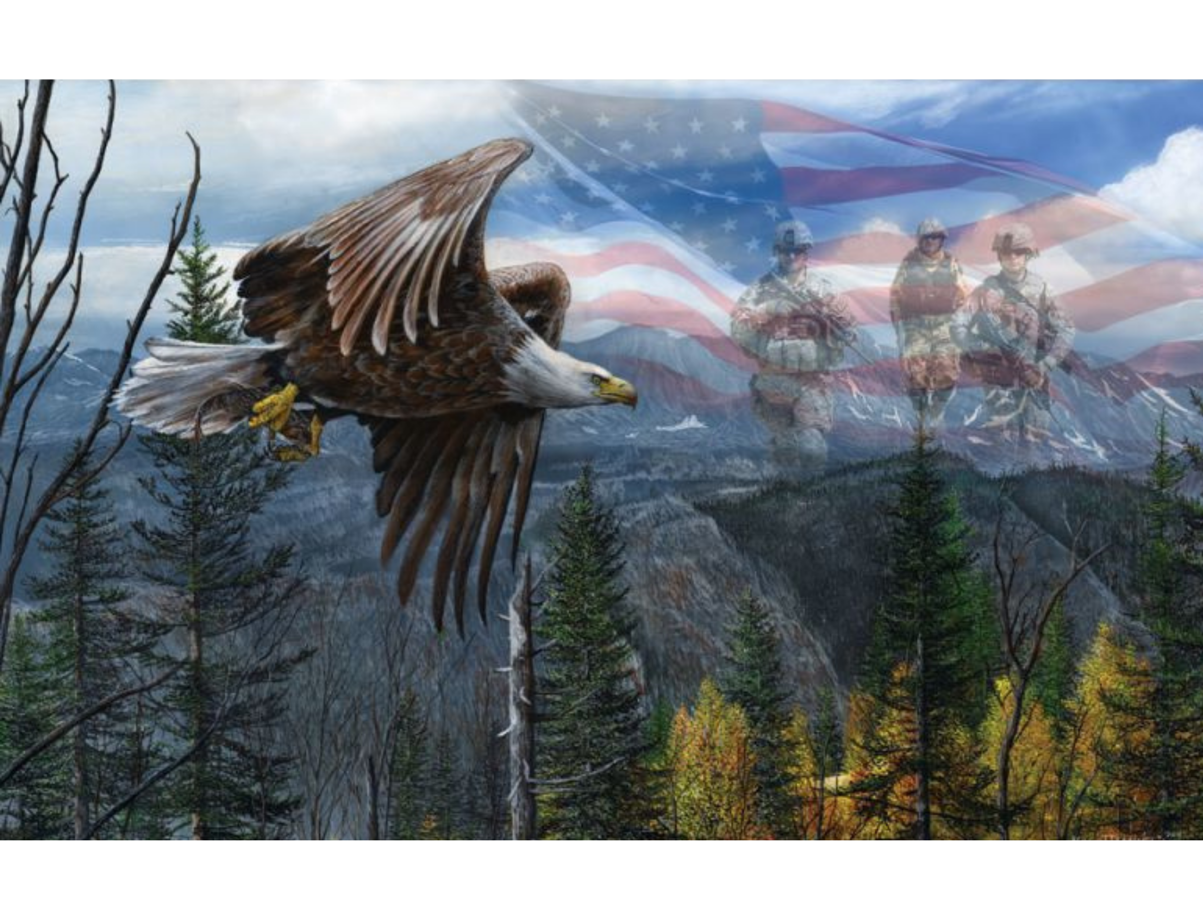 May Freedom Fly Forever 550 Pieces