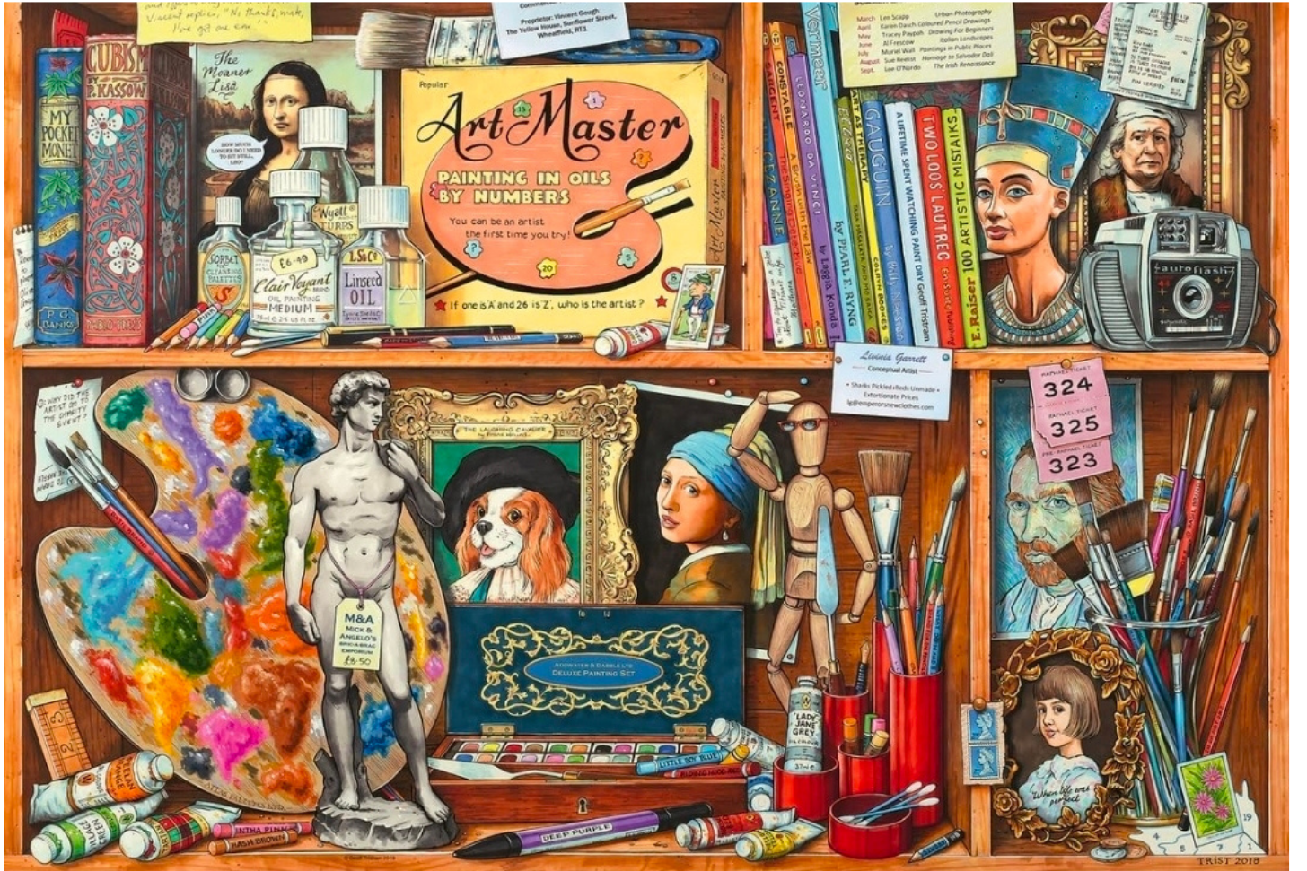The Artist Cabinet 1000 Pieces