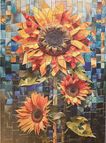 Mosaic Sunflowers 1000 Pieces