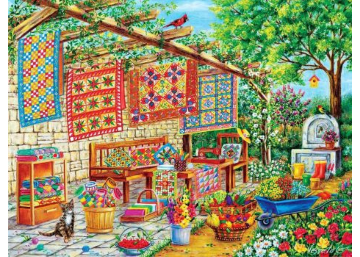 Summertime And The Quilting Is Easy 1000 Pieces