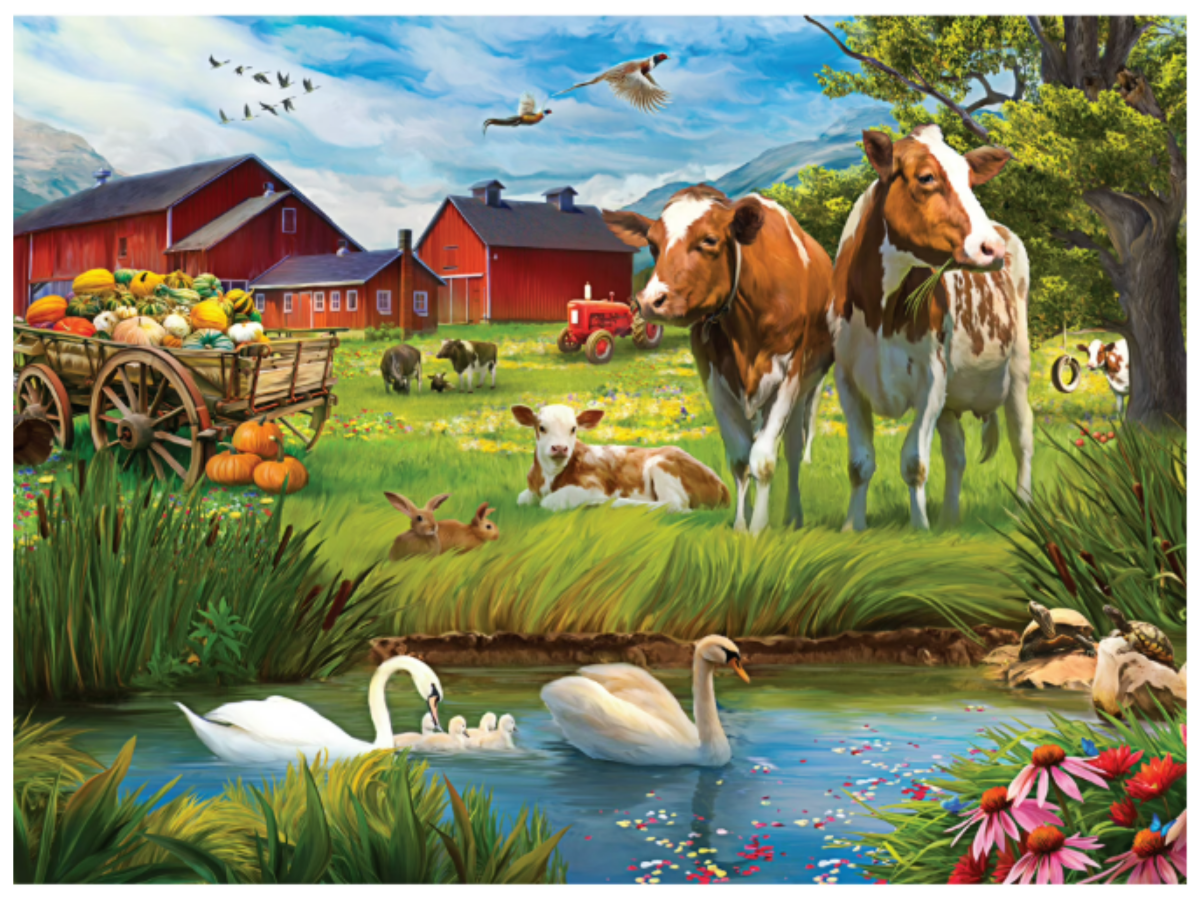 Day Out At The Farm 1000 Pieces
