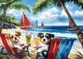 Puppies On Vacation In Hawaii 300 Pieces