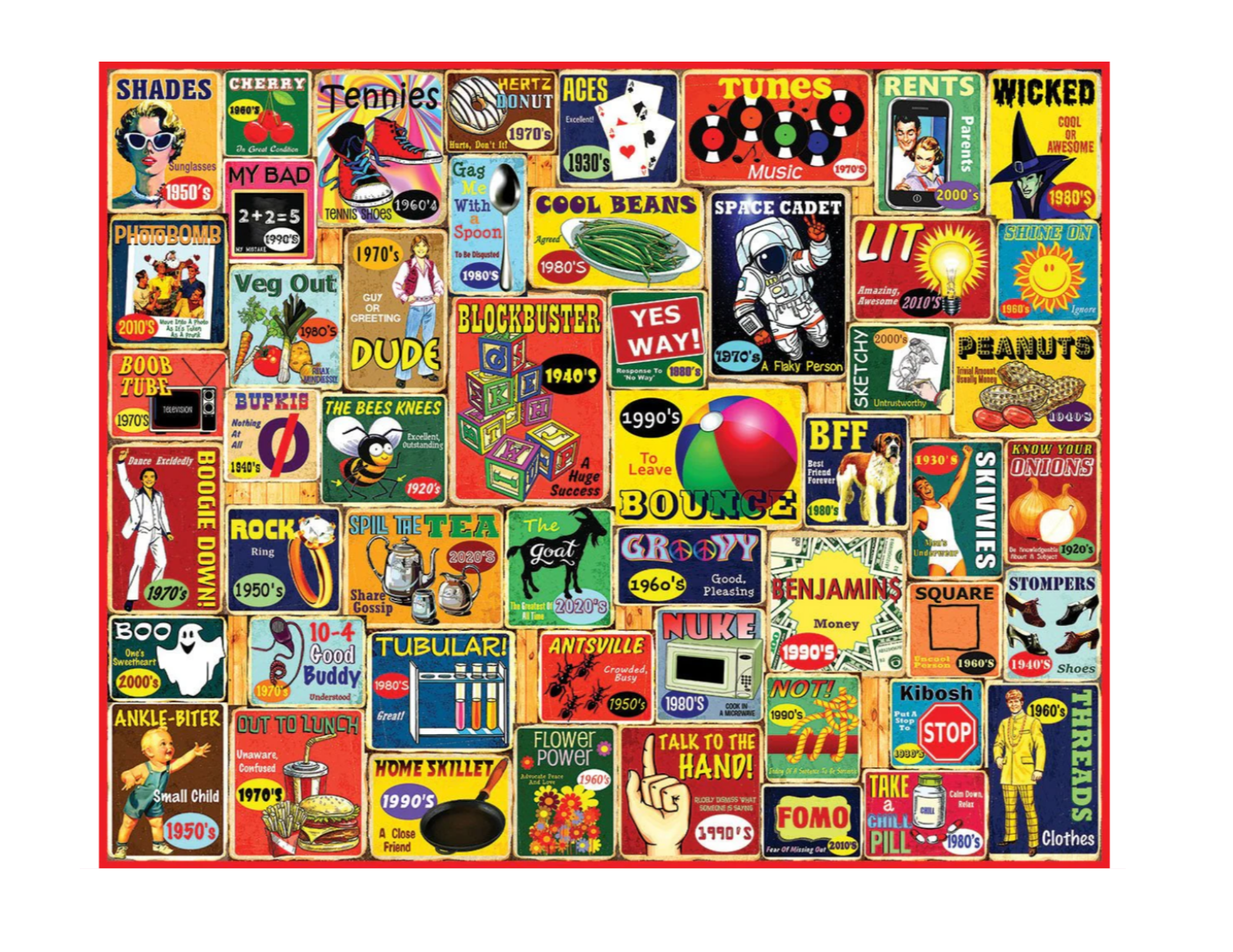 Slang we Used 1000 pieces