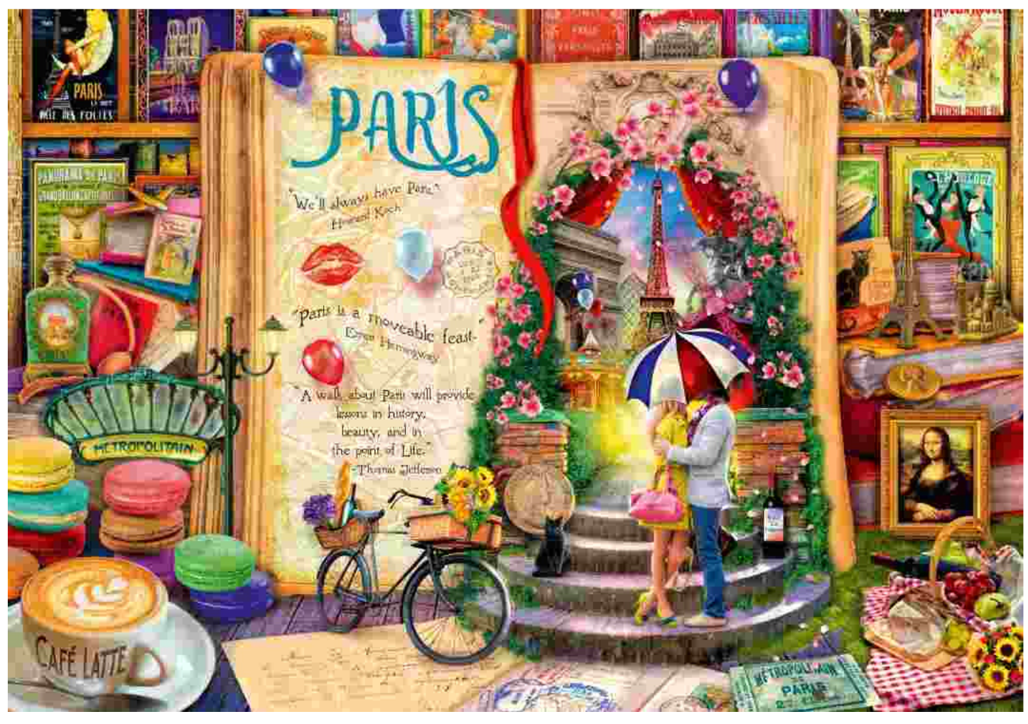 Life is an Open Book Paris 1000 Pieces