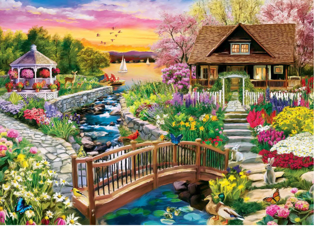 Spring On The Shore 1000 Pieces