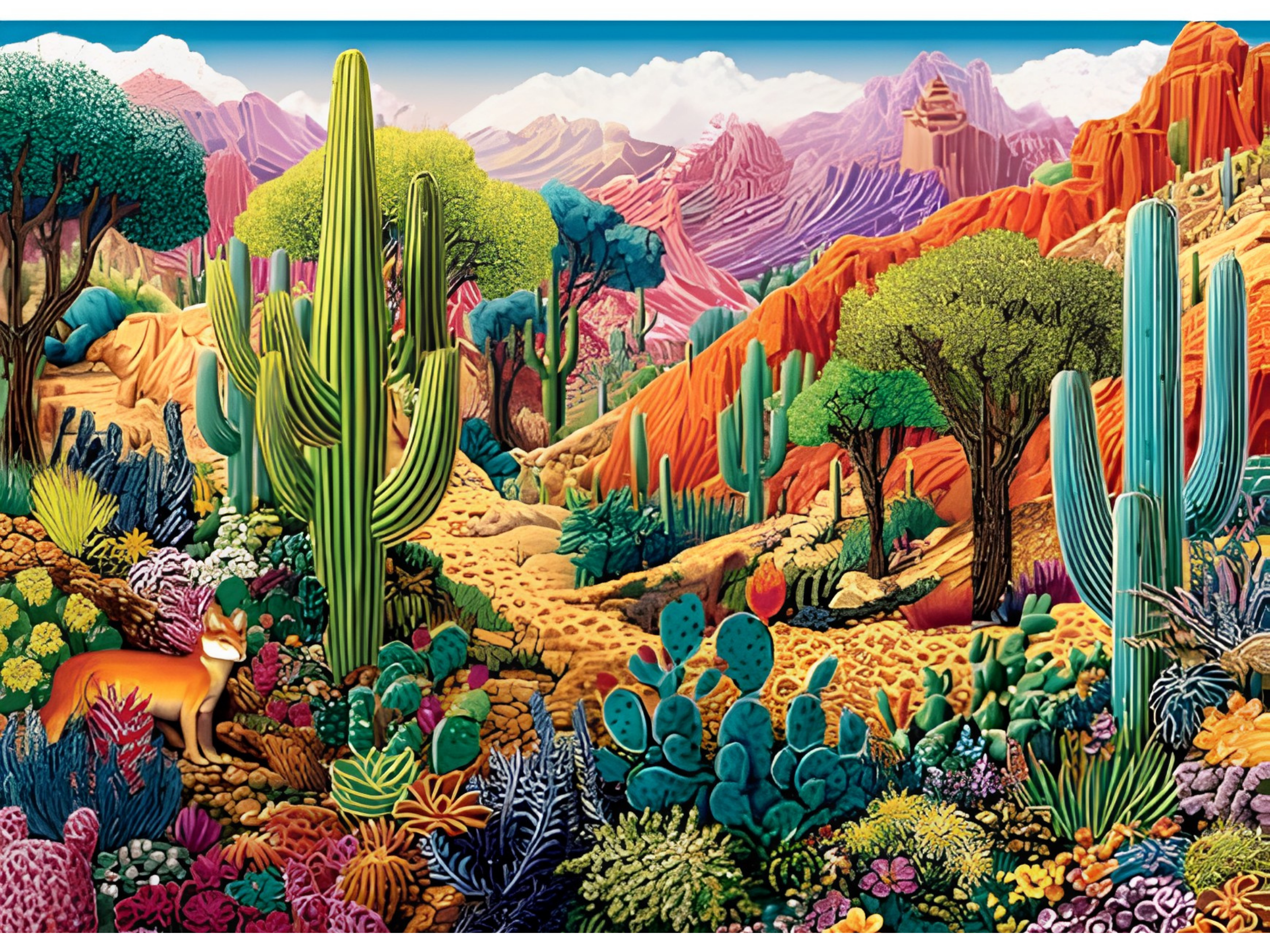 Cactusland 500 Pieces