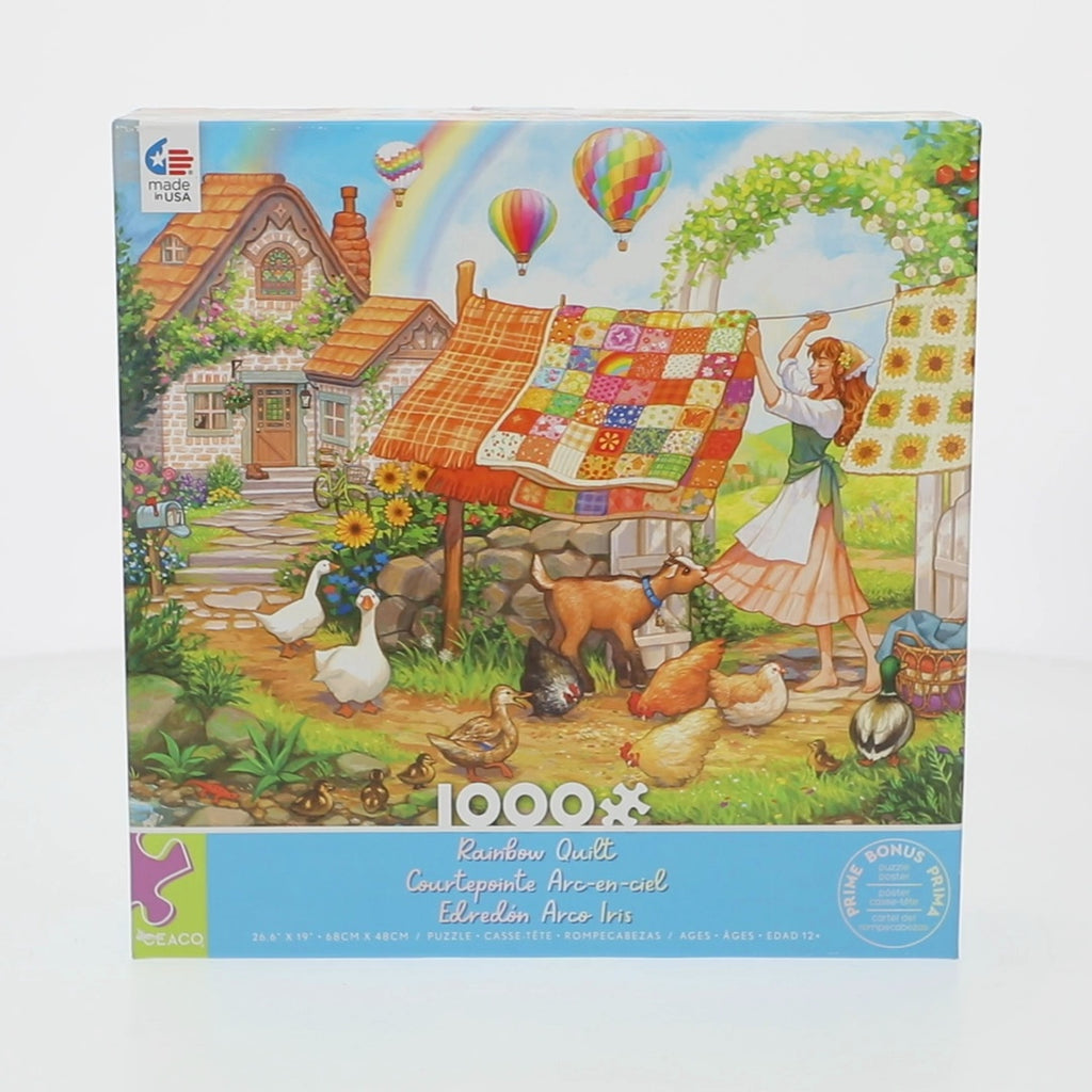 Rainbow Quilt 1000 Pieces