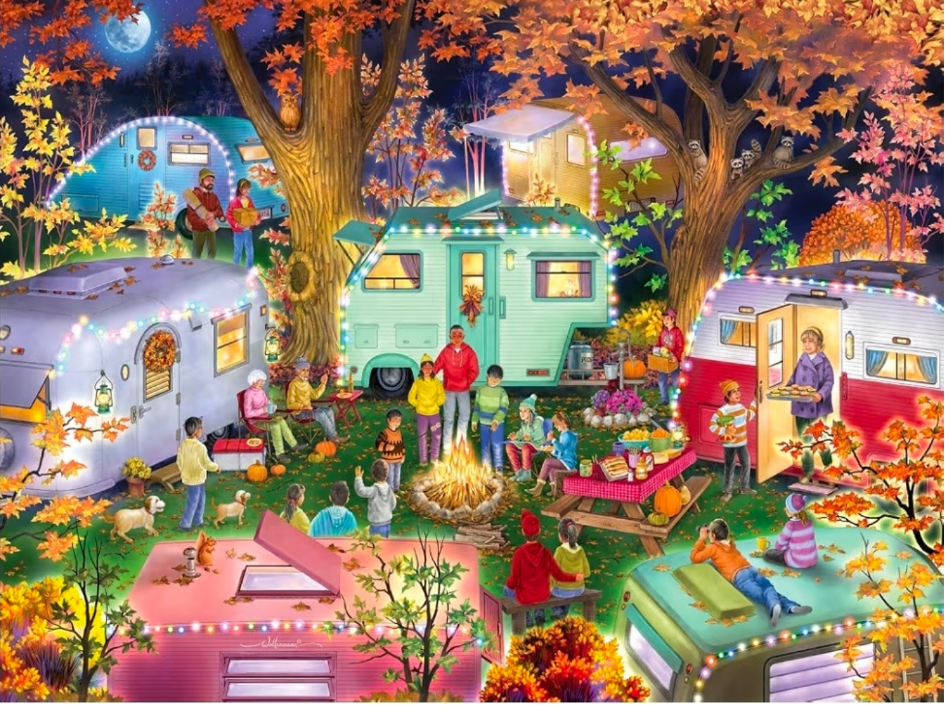 Autumn Camping 1000 Pieces