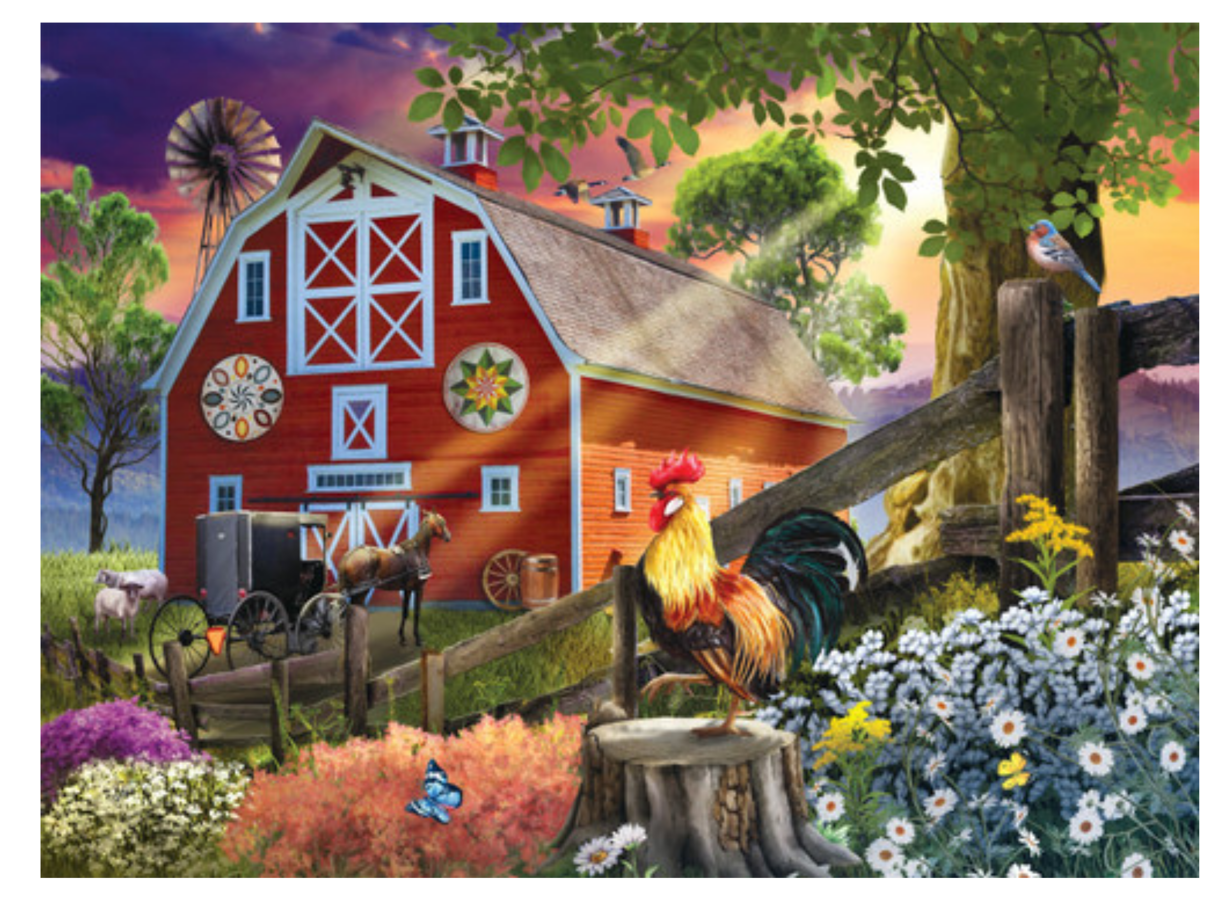 Morning at the Farm 1000 Pieces