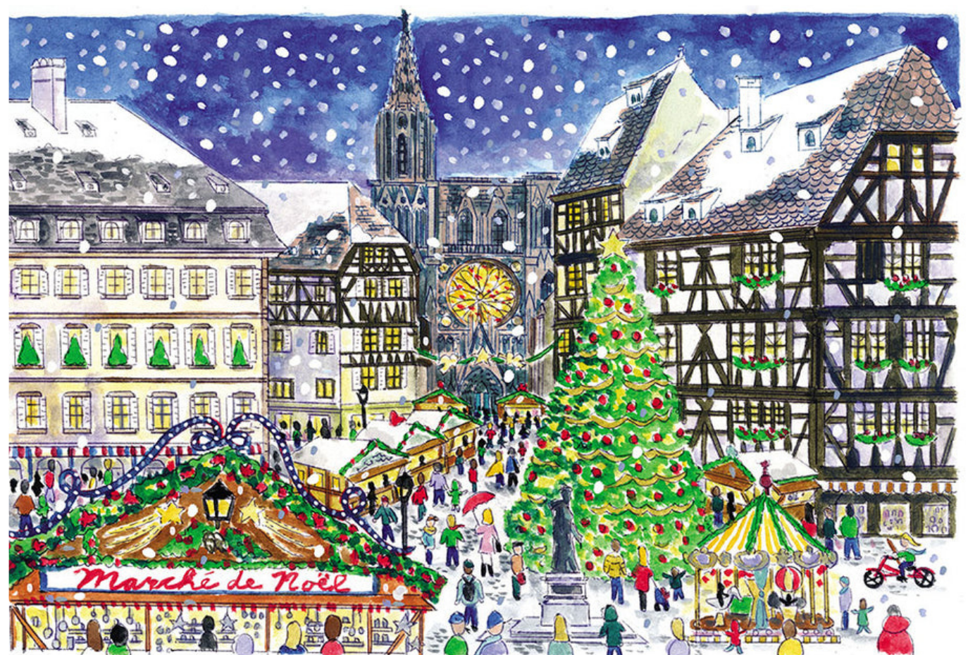 Christmas In France  500 Pieces
