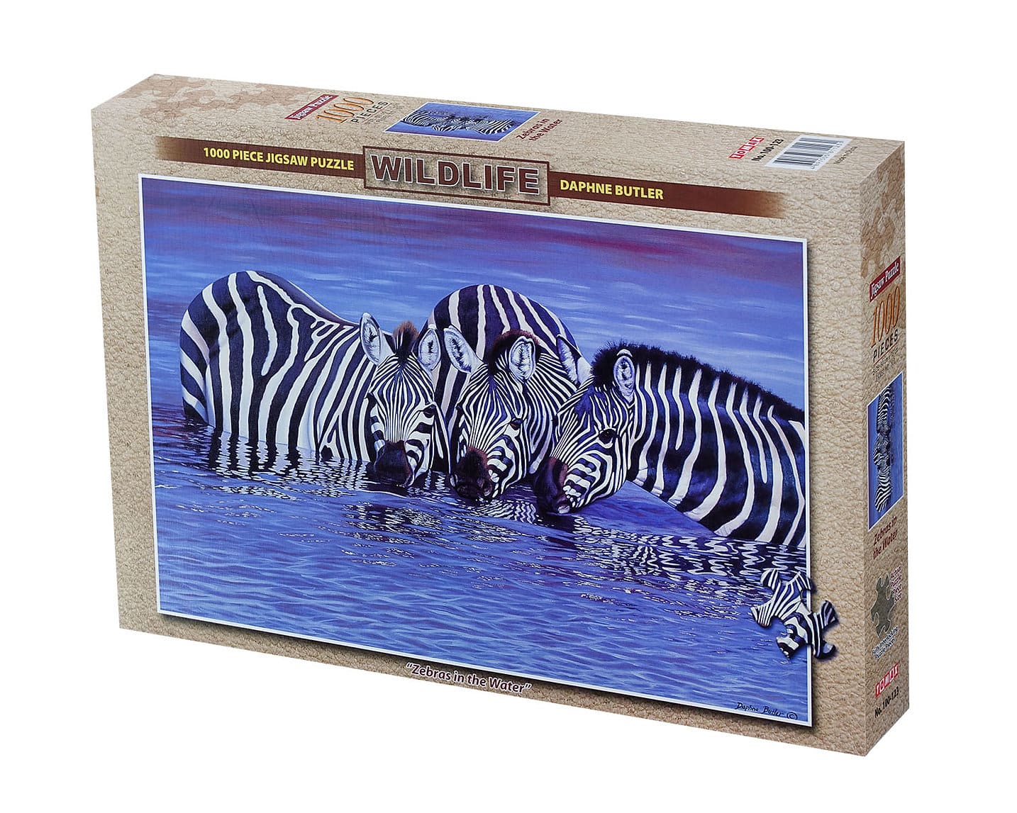 Zebras in the Water 1000 Pieces
