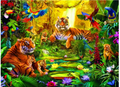 Tiger Family In The Jungle 1000 Pieces