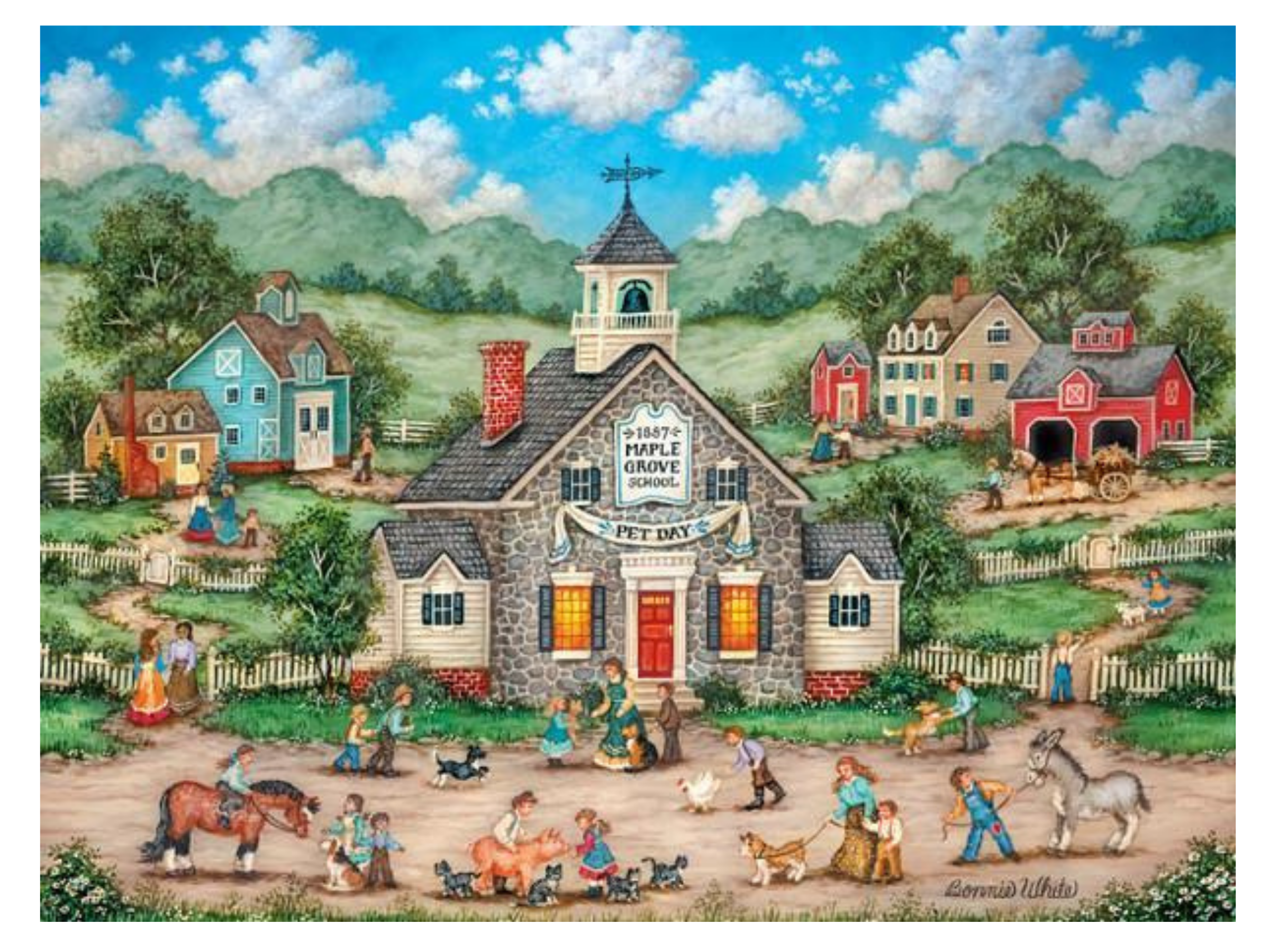 Pet Day At School 500 Pieces