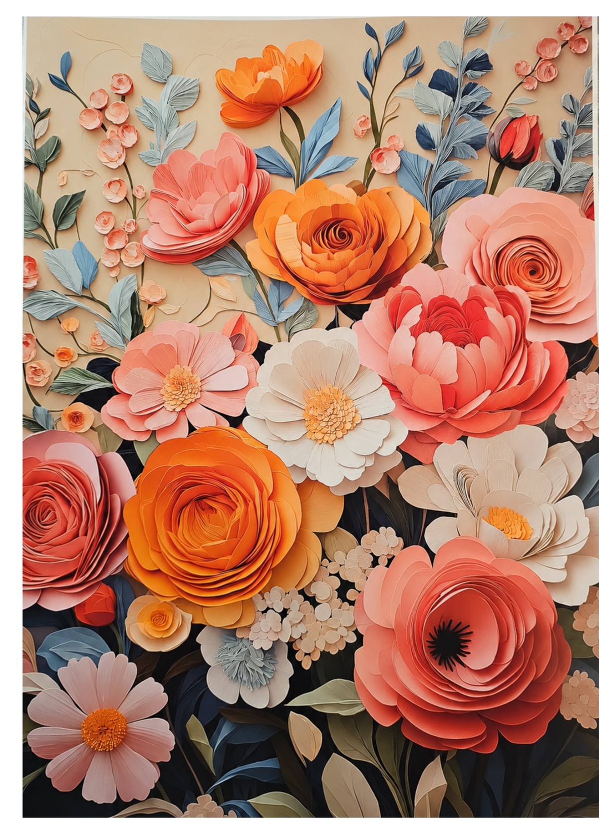 Paper Floral 1000 Pieces