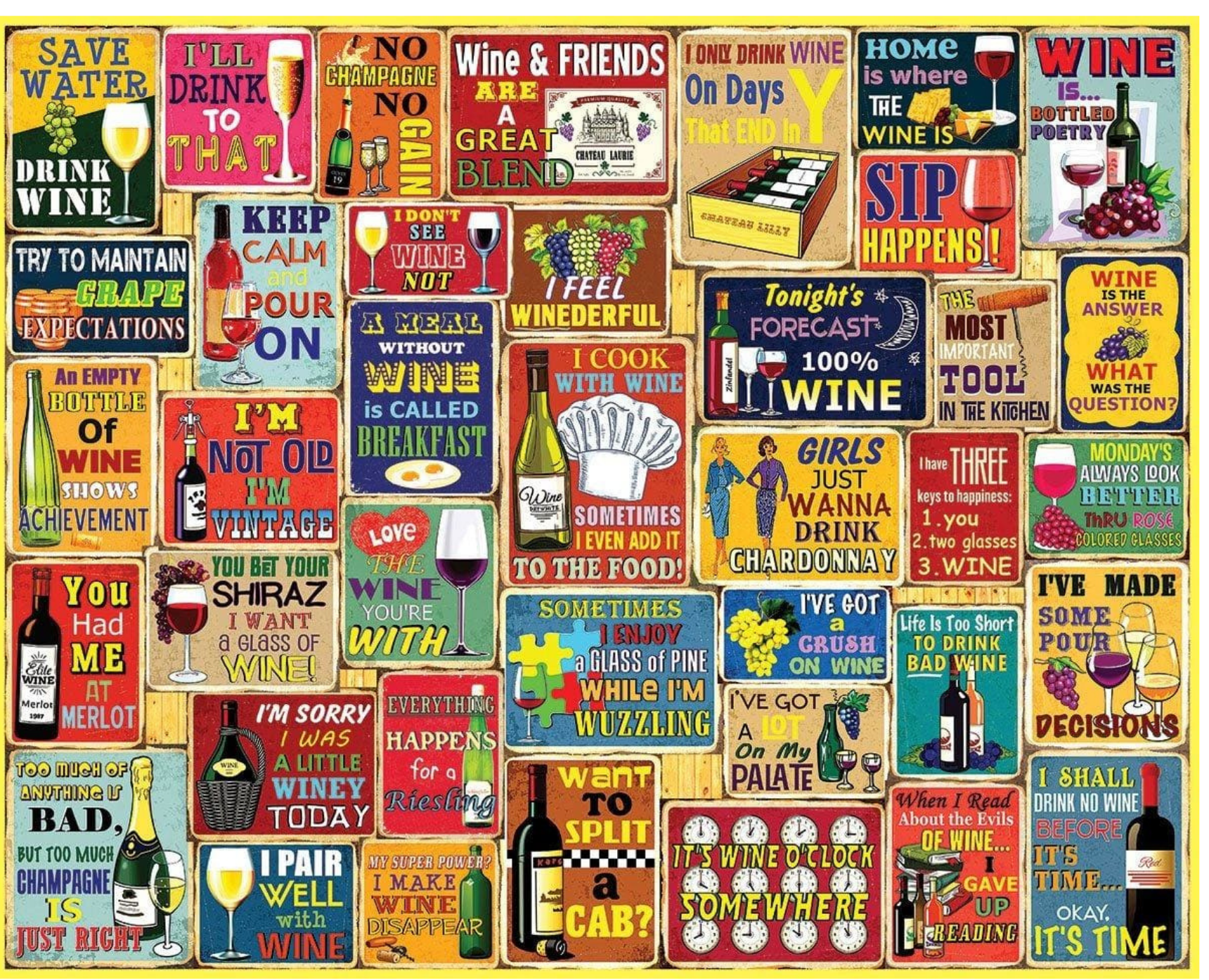 I Love Wine 1000 Pieces