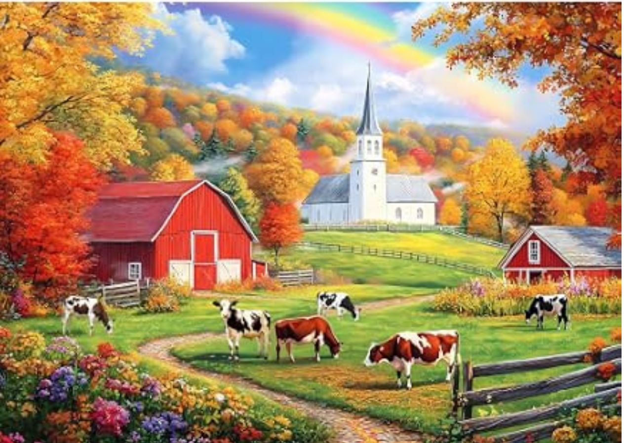 Autumn Blessings on the Farm 300 Pieces