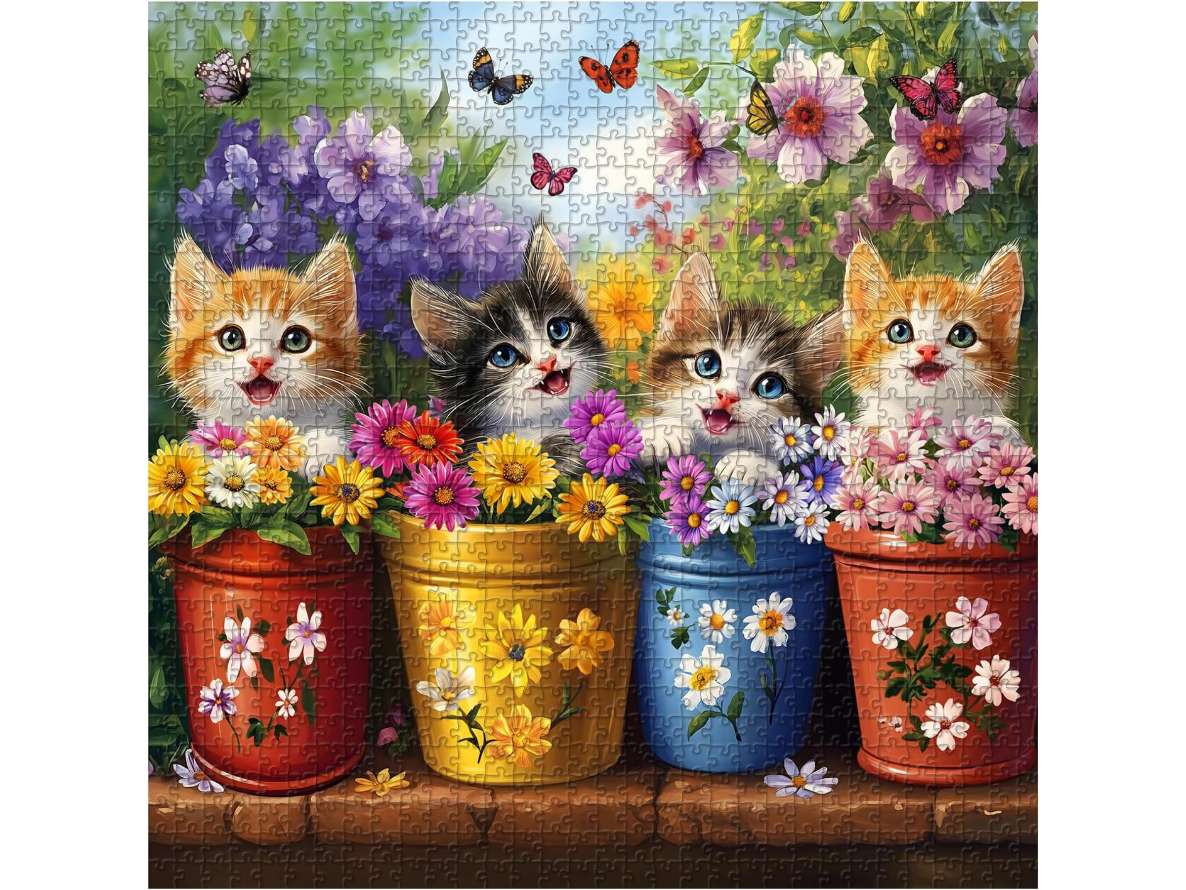 Garden Kittens 500 Pieces
