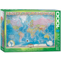Map of The World 1000 Pieces