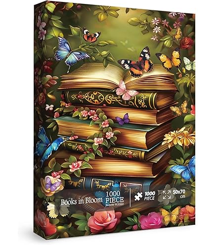 Books In Bloom 1000 Pieces