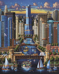 Chicago River 500 Pieces