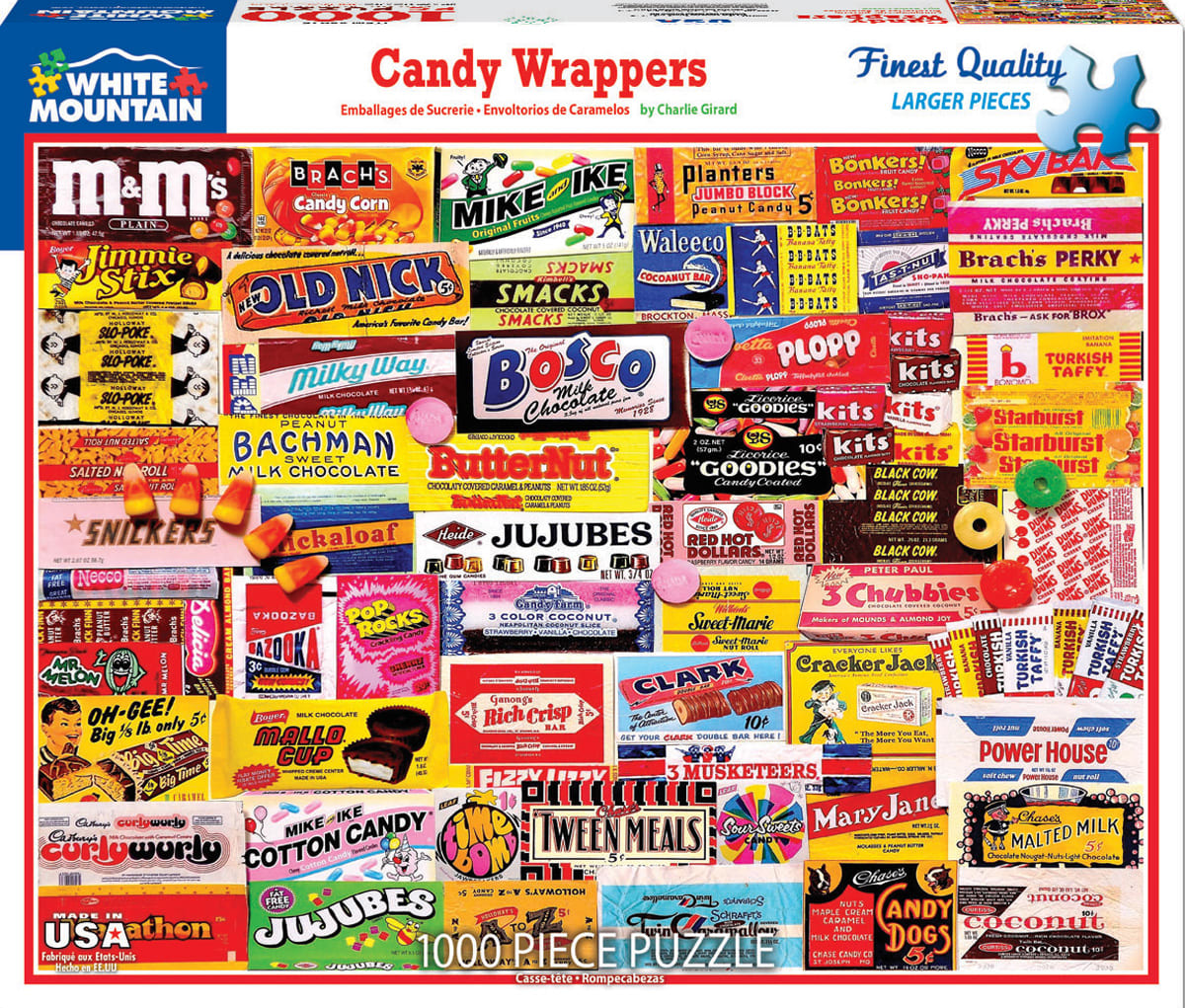 Vintage Candy Wrappers 1000 pieces