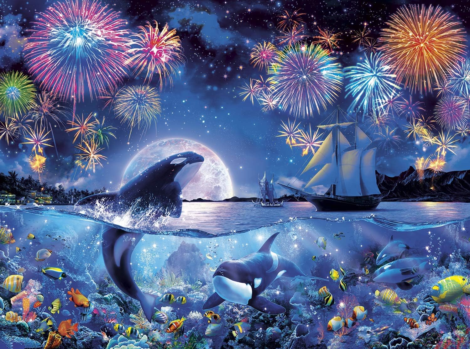 The Dramatic Night 1000 Pieces