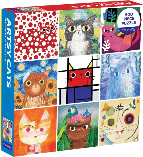 Artsy Cats 500 Pieces