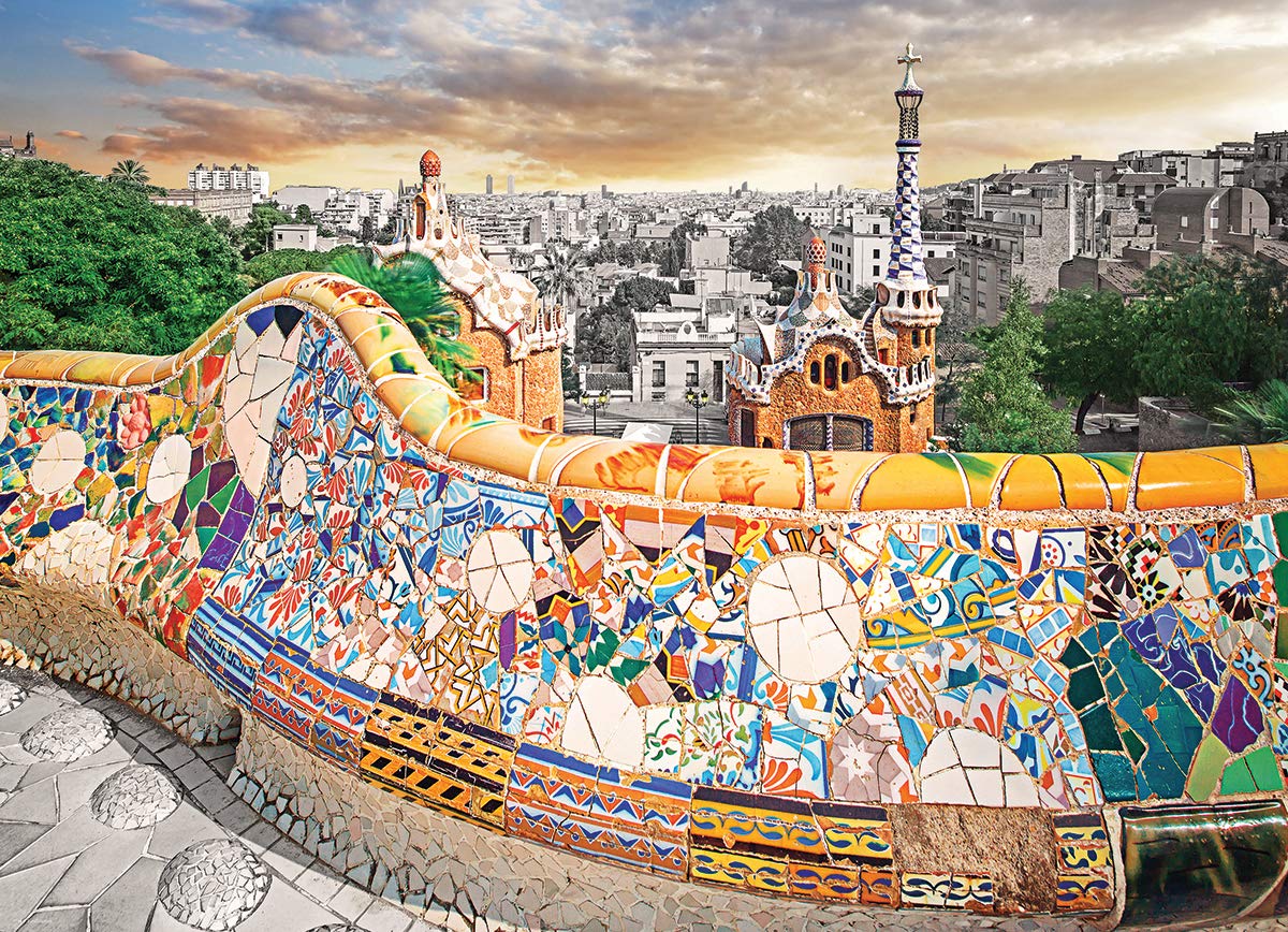 Barcelona-park Guell 1000 Pieces