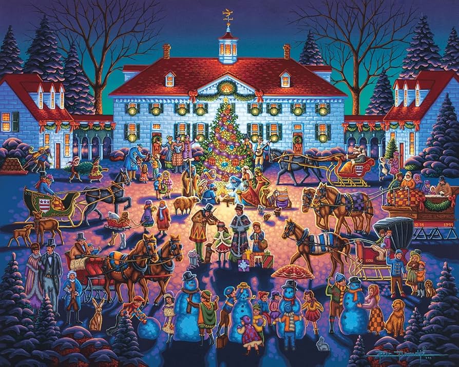 Mount Vernon Christmas 500 Pieces