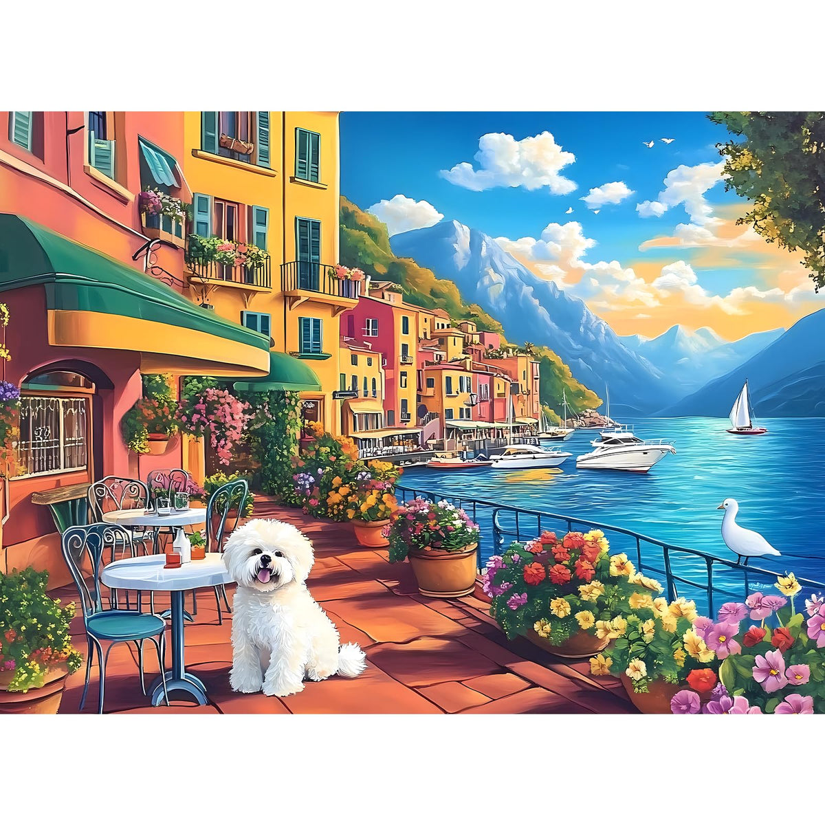 Lakeside Café 500 Pieces