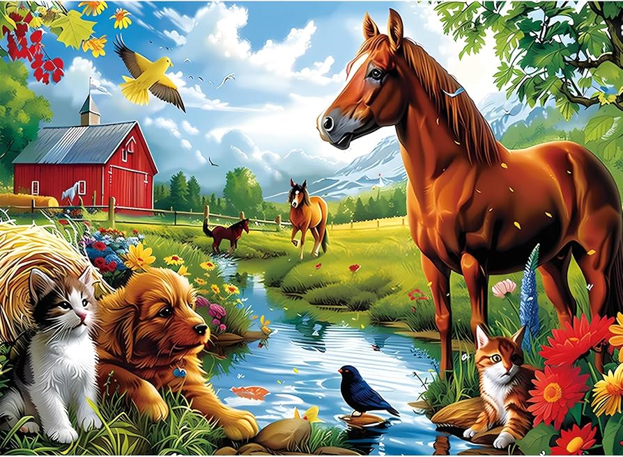 Country Friends – Farm Animals 300 Pieces