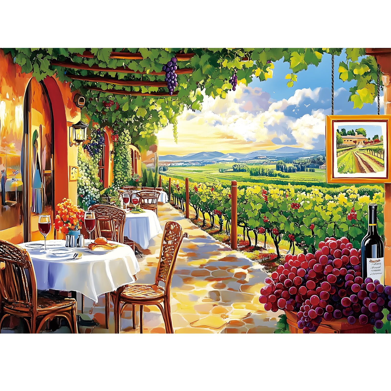 Wine Vineyard 500 Pieces