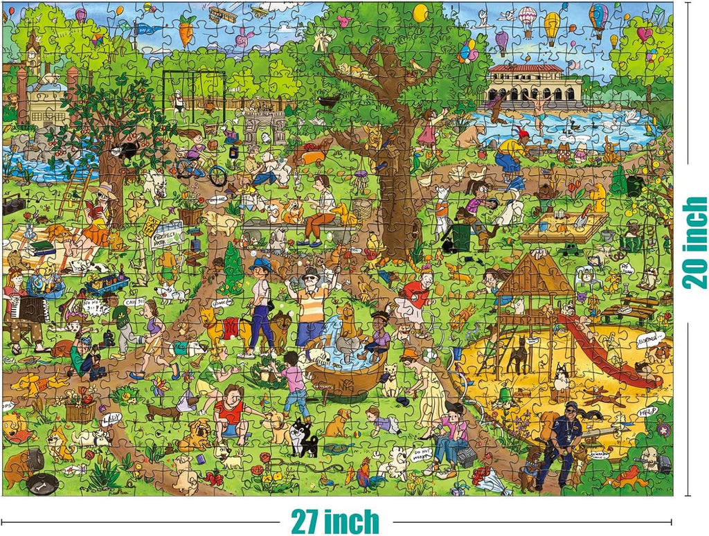 Dog Park 500 Pieces