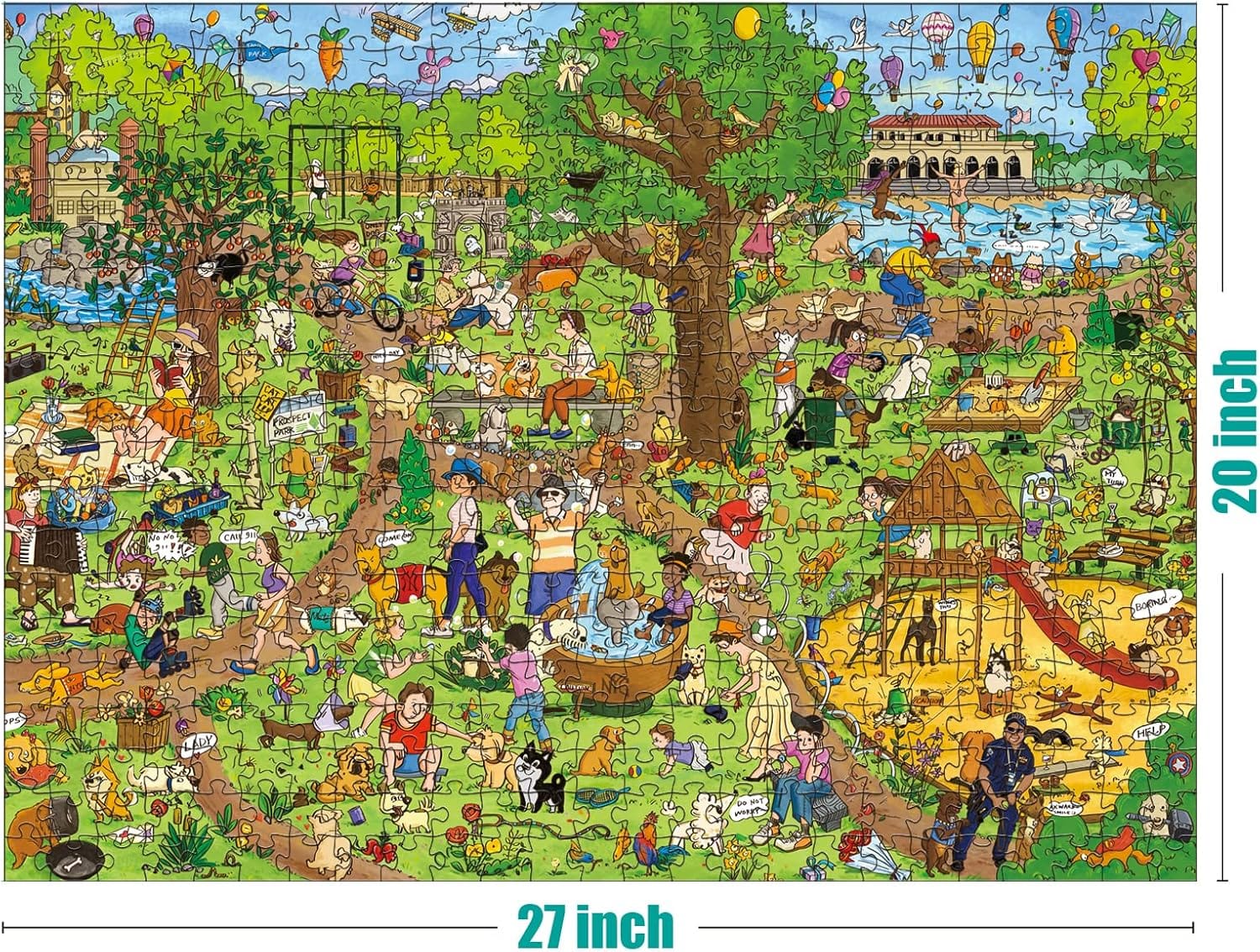 Dog Park 500 Pieces
