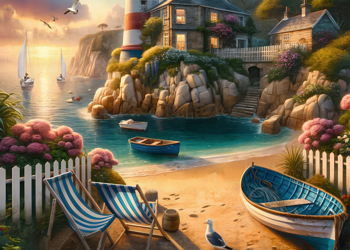 Lighthouse Coast 1000 Pieces