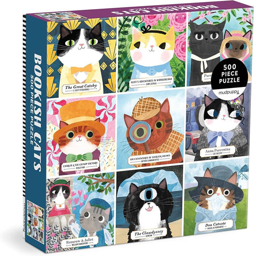 Bookish Cats 500 Pieces