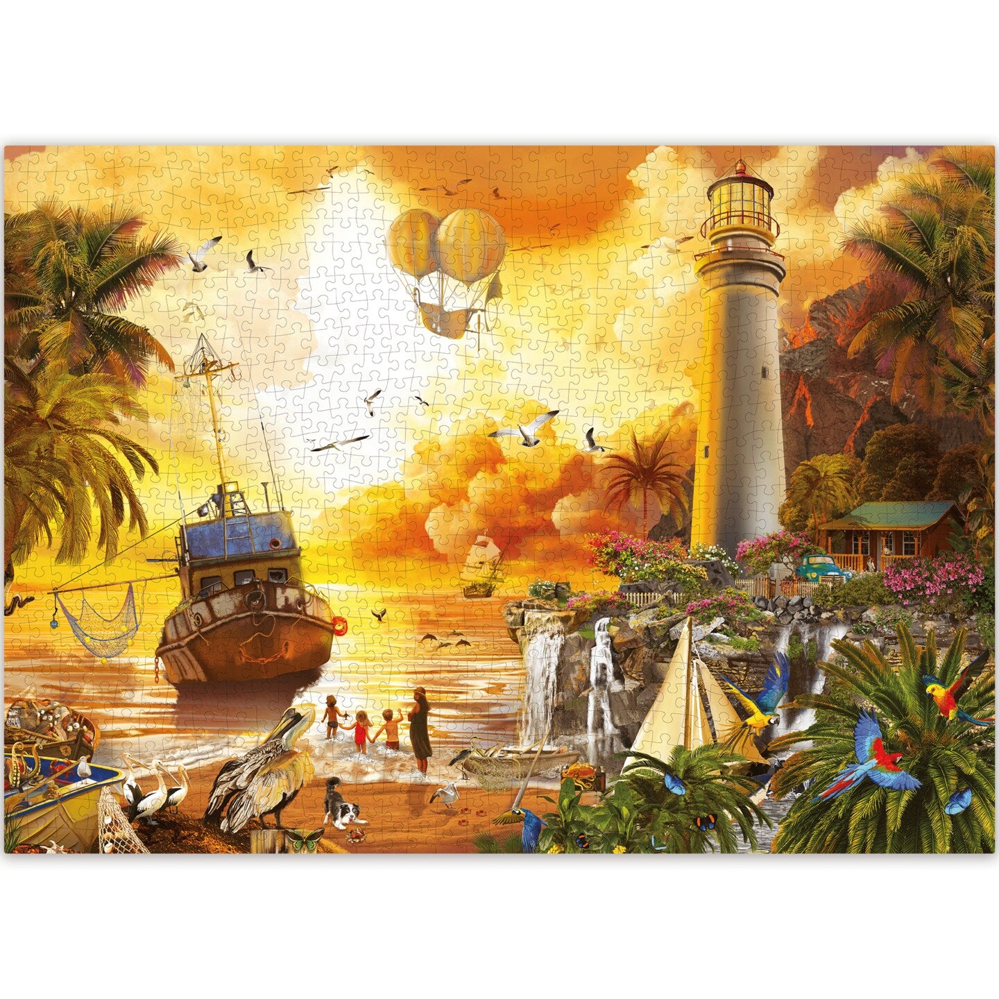 Lighthouse By The Sea 1000 Pieces