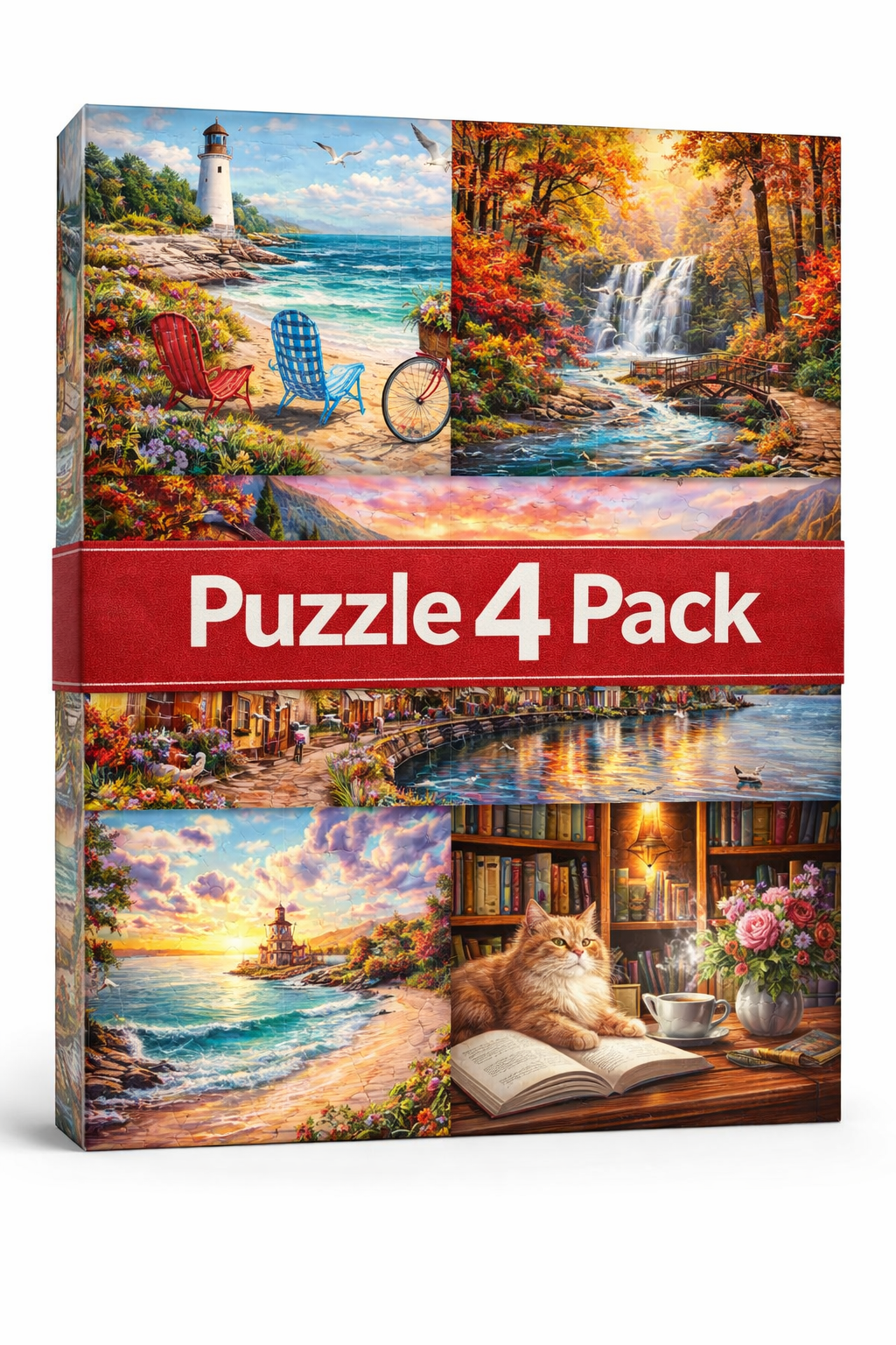 4 puzzle pack