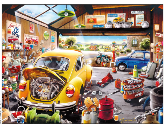 Sam's garage 1000 Pieces