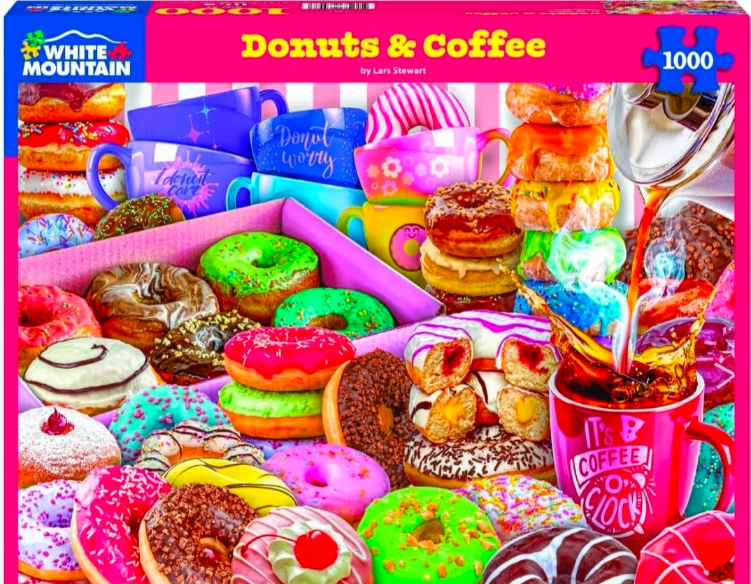 Donuts and Coffee 1000 Pieces