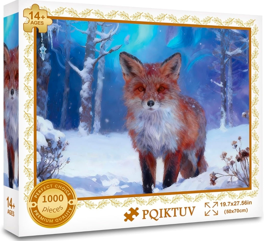 Fox In The Snow 1000 Pieces
