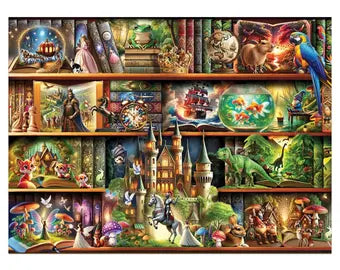 Stories On Every Shelf (Wood) 1000 Pieces