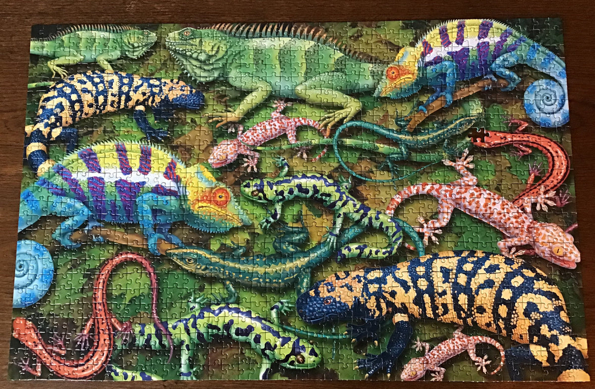 Colorful Reptiles 1000 Pieces